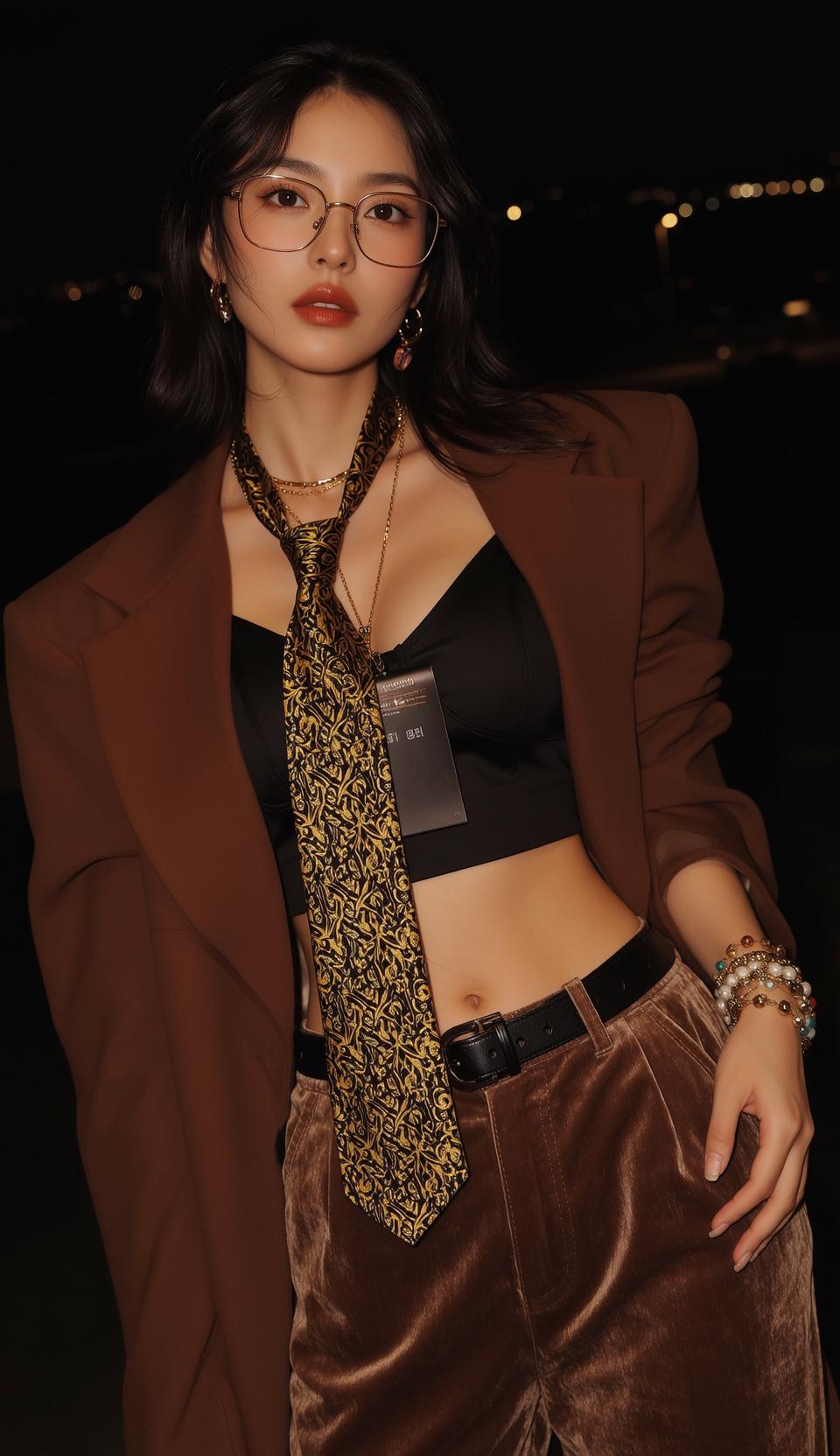 Satin Blazer Street Style
