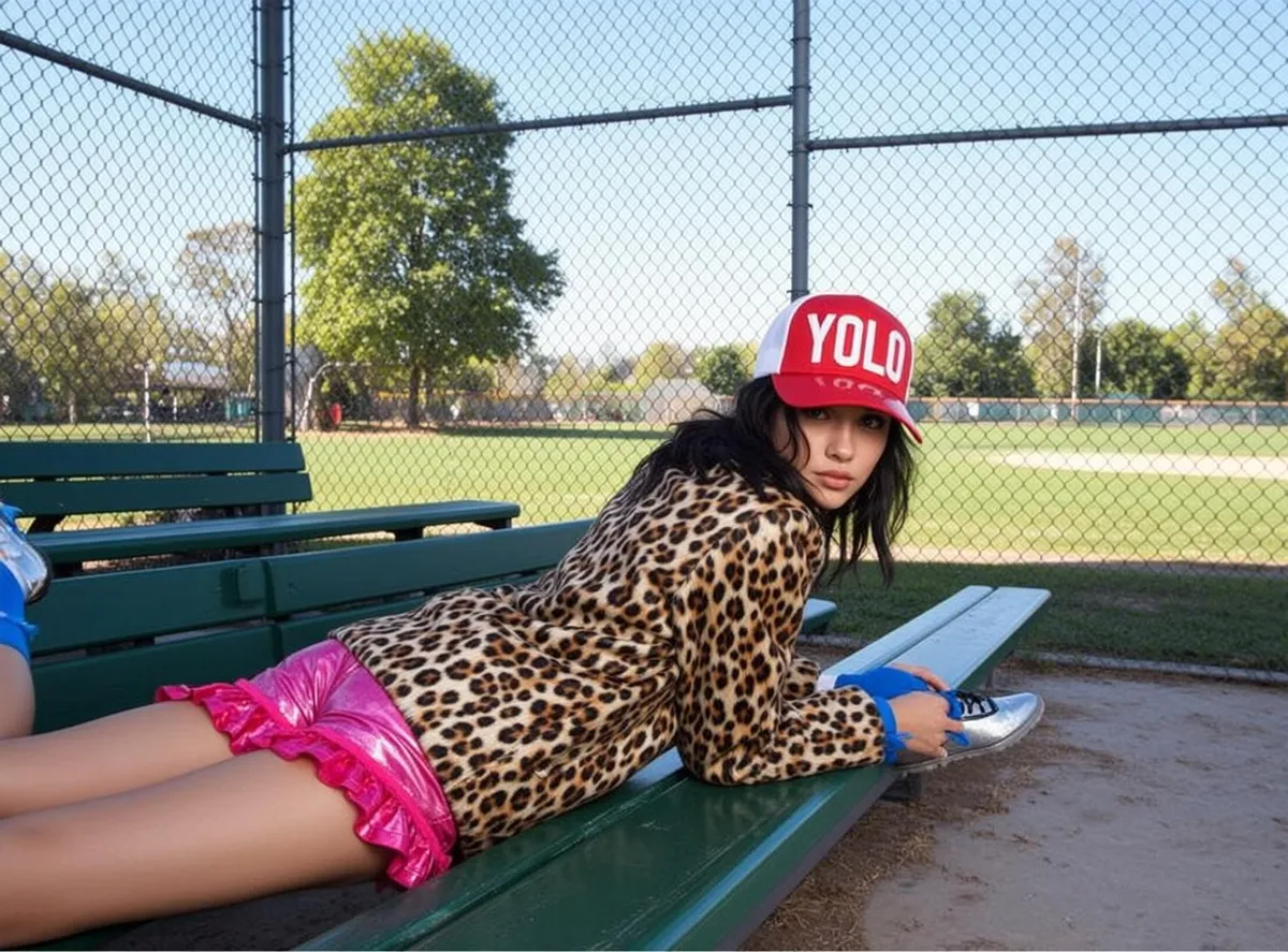 Leopard Jacket Metallic Shorts Dugout