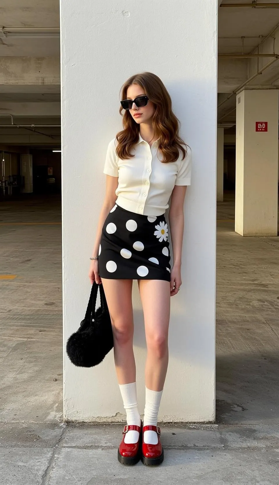 Sunglasses And Bracelets In Parking Garage