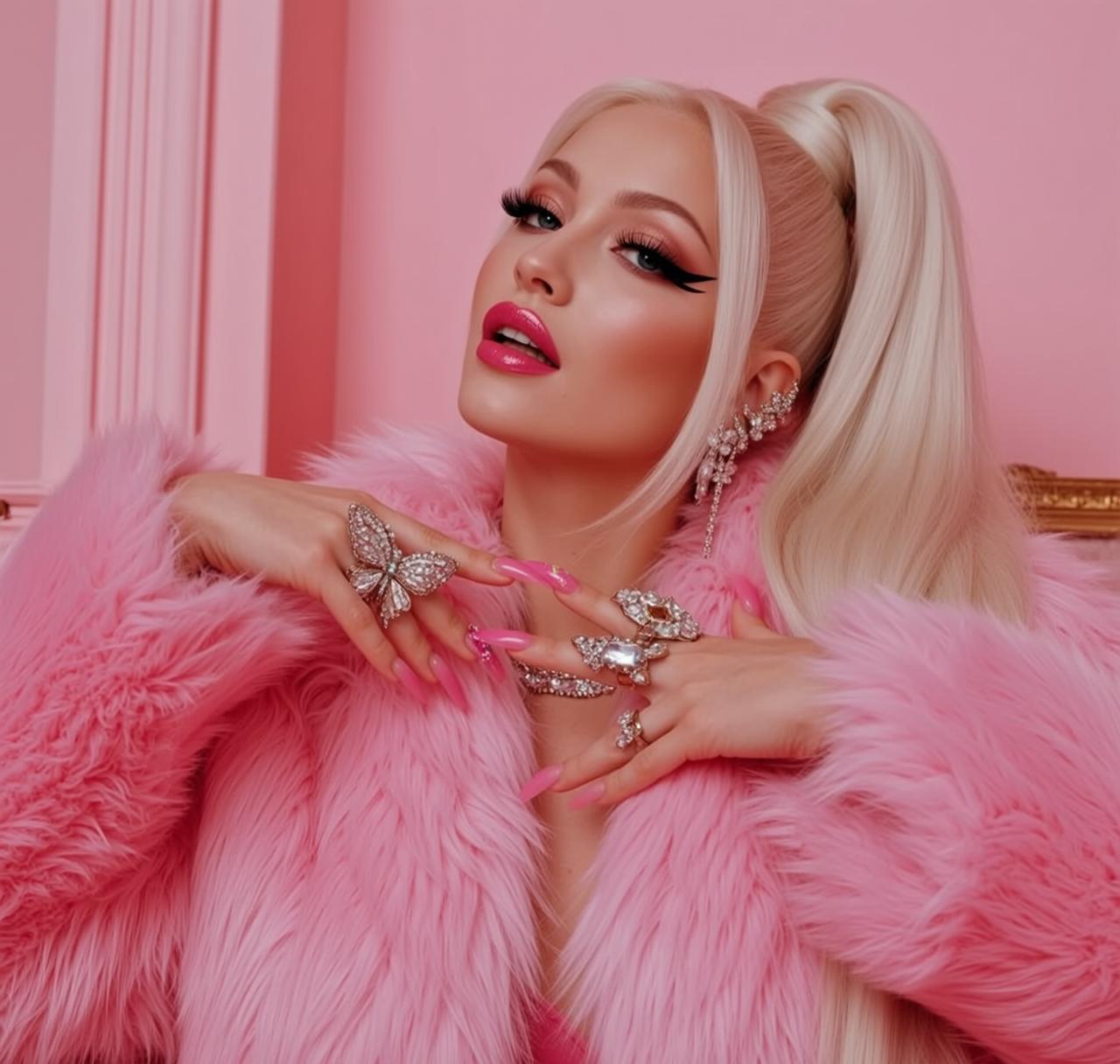 Pink Fur Portrait Studio