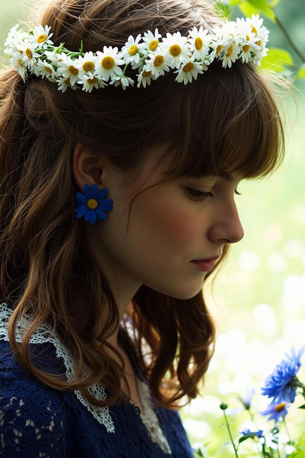 Indie Young Wavy Brown Hair Bangs Fair