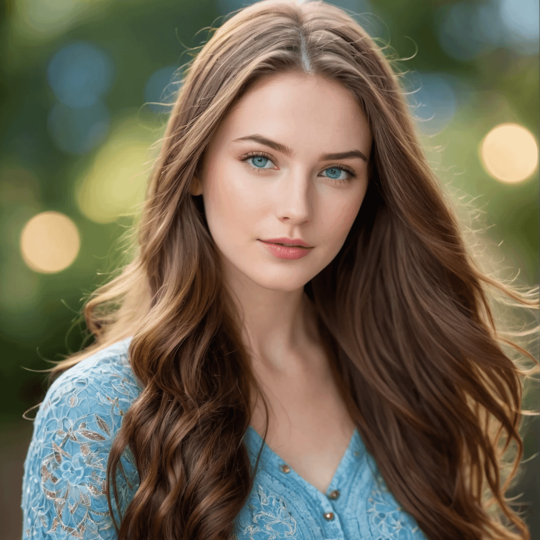 Light Blue In Frame