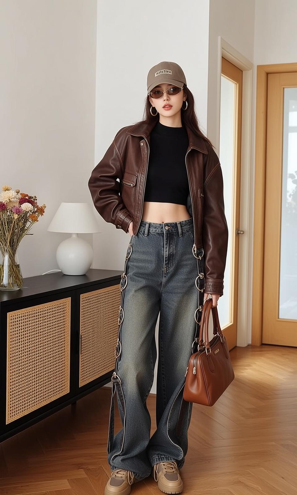 Casual Young Long Dark Brown Fair Black