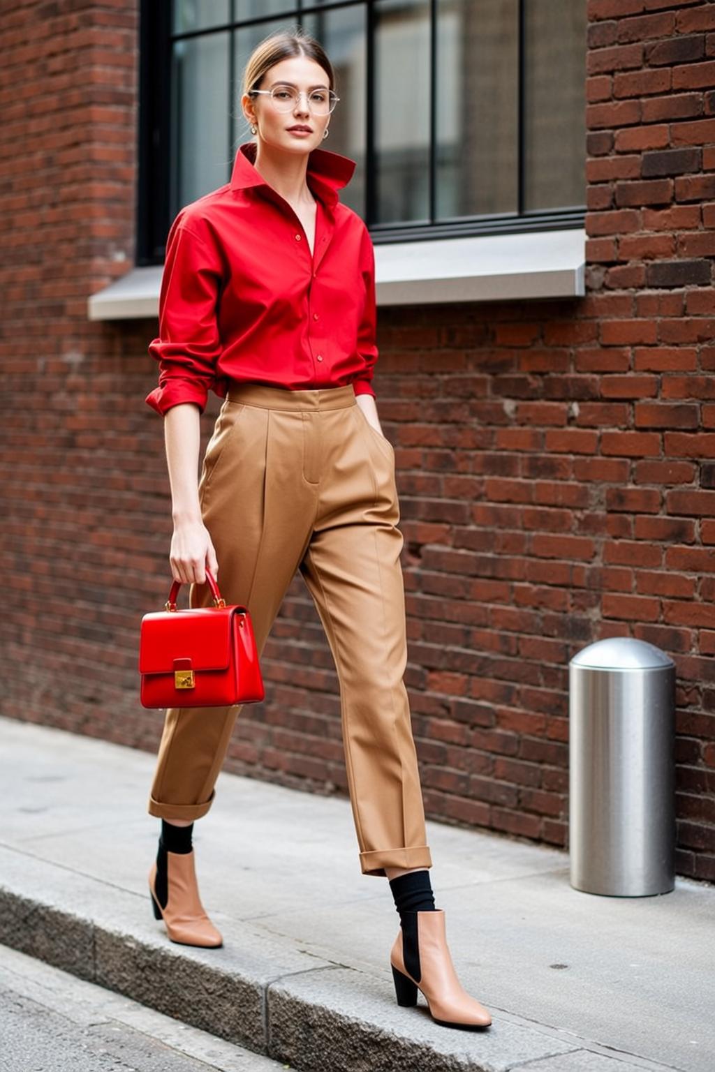 Fashion Week Young Brown Pulled Back Fair