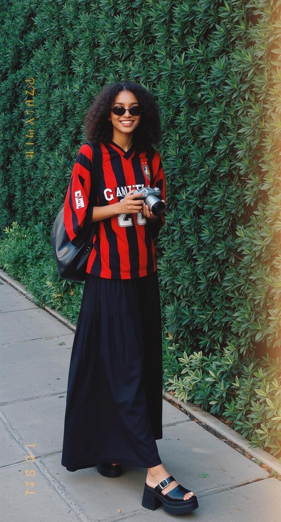 Casual Young Curly Dark Hair Brown Skin