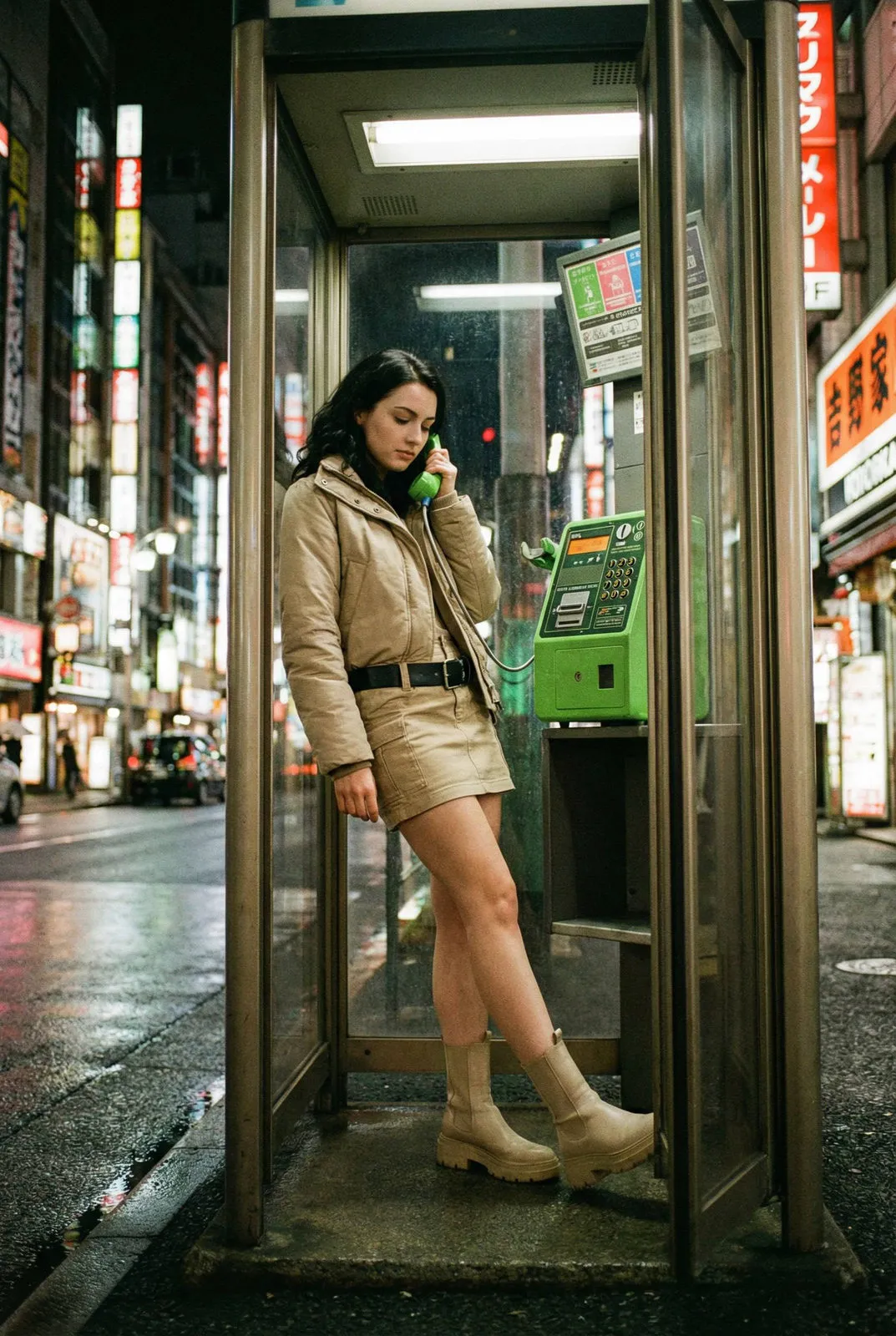 Japanese Telephone Booth Portrait