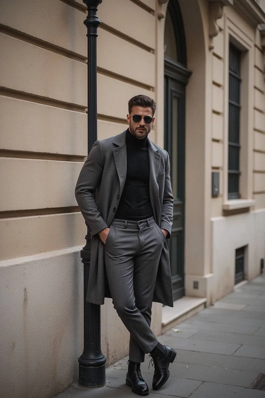 Sunglasses In An Urban Classic Portrait