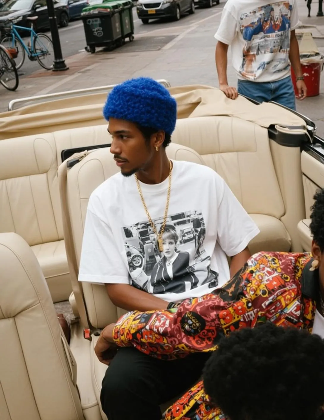 Explore Seated Passenger Seat Convertible Car Looking