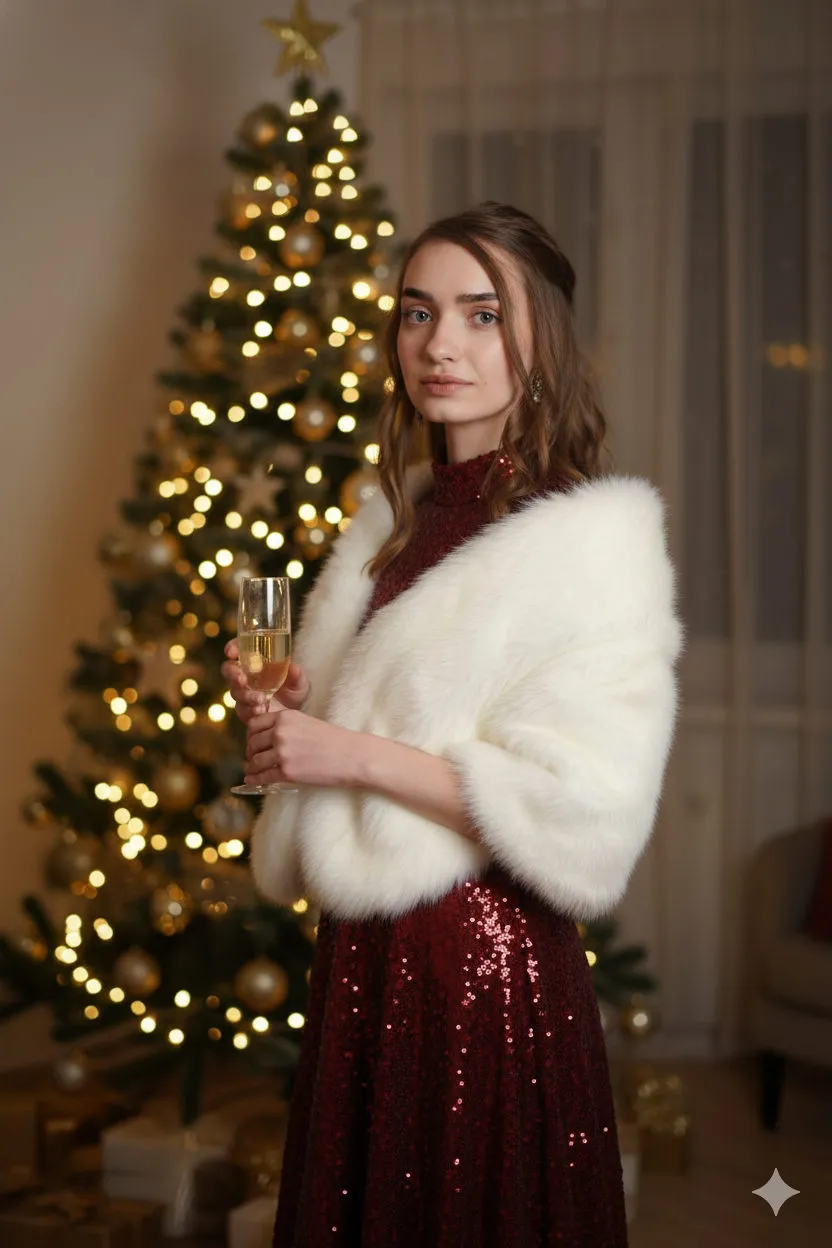 Sequin Gown Christmas Tree Glam