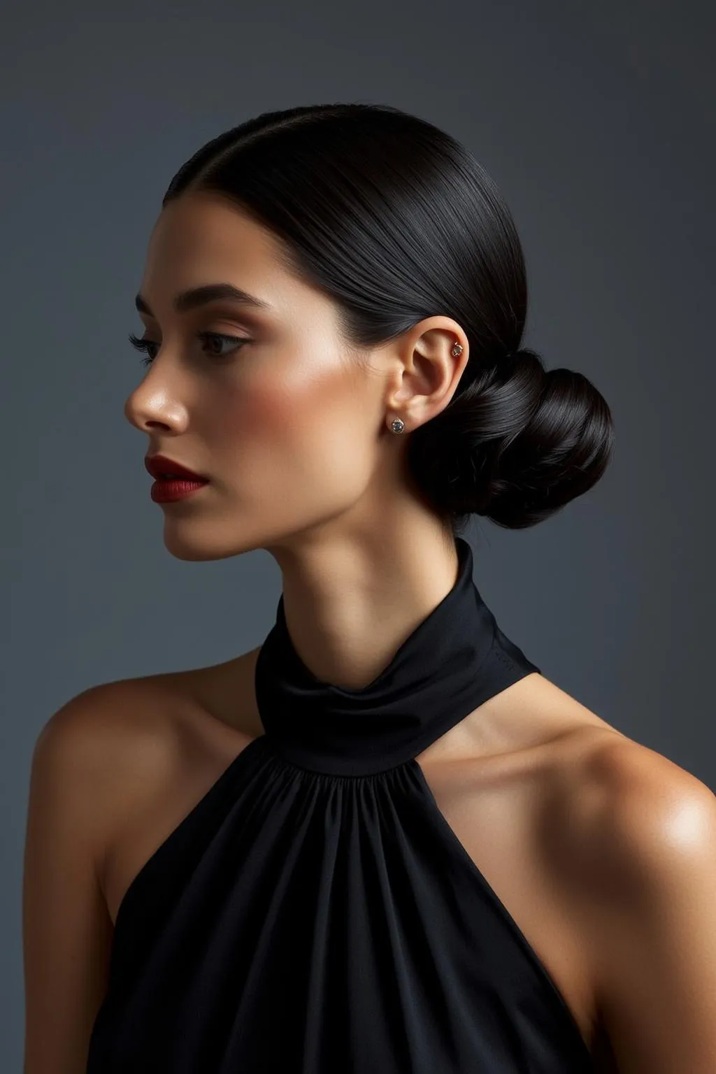Makeup And Earrings In The Studio