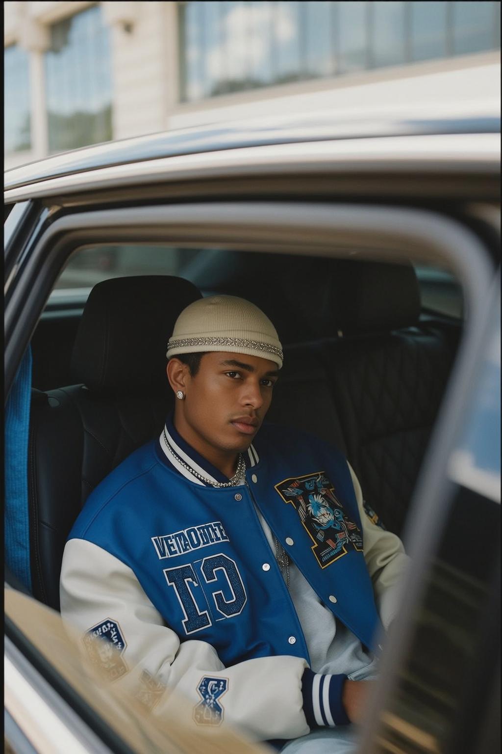 Varsity Jacket Car Portrait