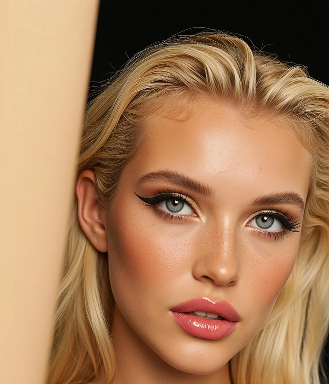Makeup And Lash Extensions In Fashion Portrait