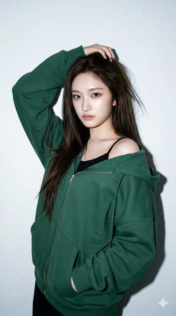 Kpop Idol Off Duty Studio White Plaster Wall