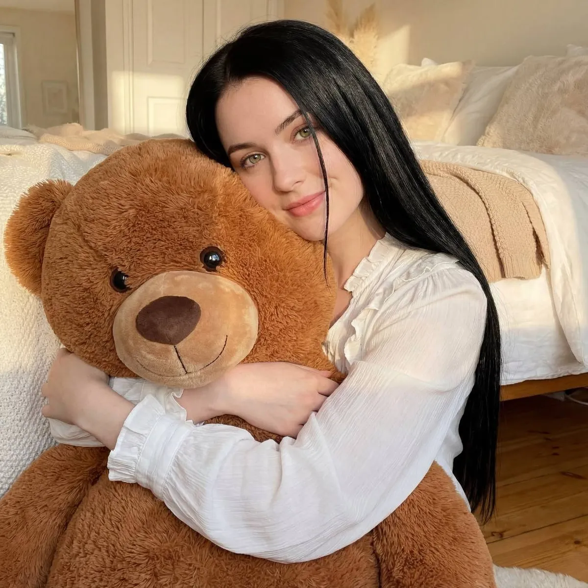Girl With Teddy Bear