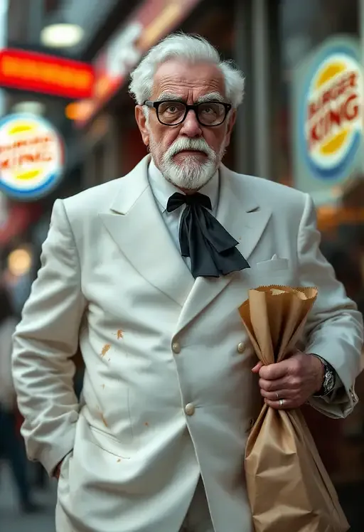 Hyper-realistic Colonel Sanders