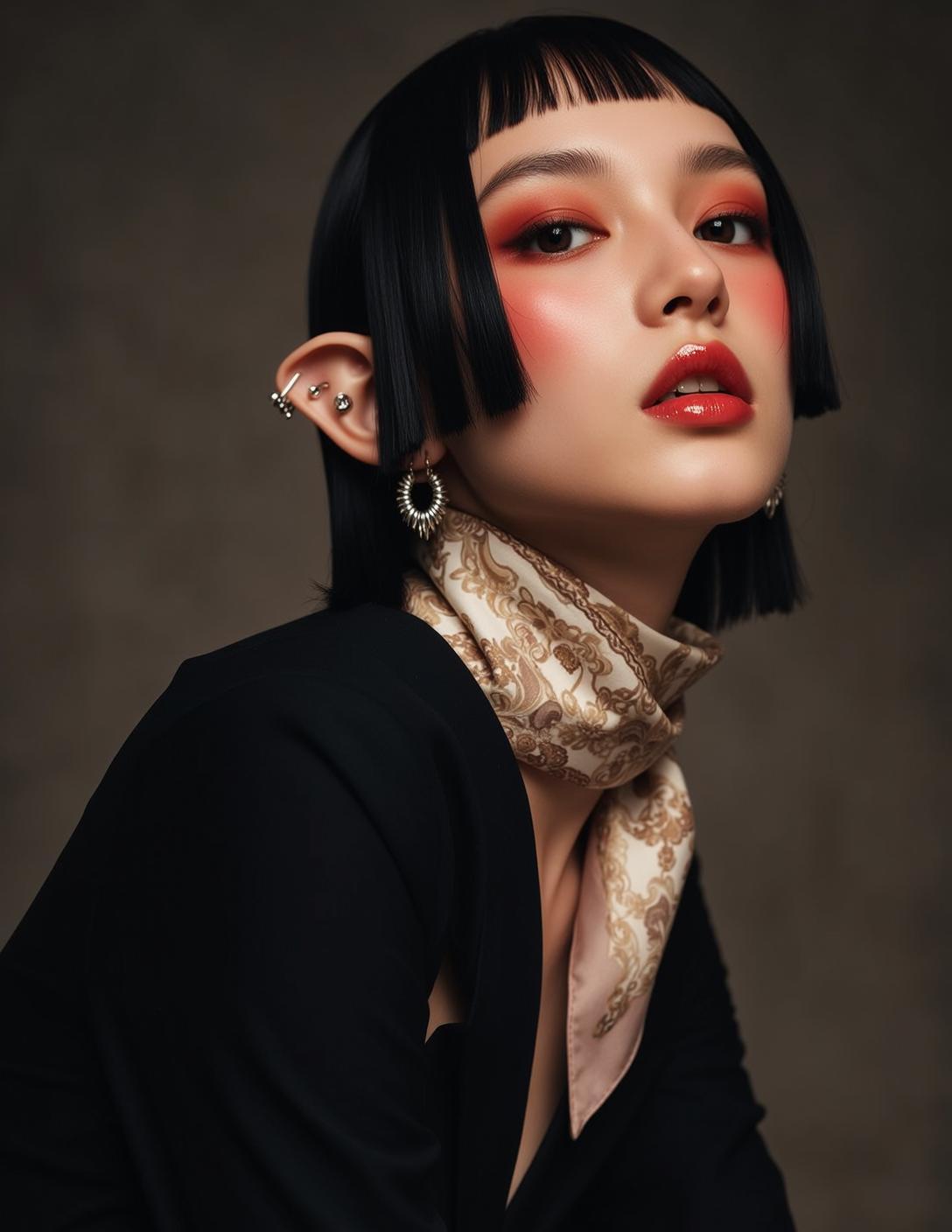 Editorial Black Blazer Portrait