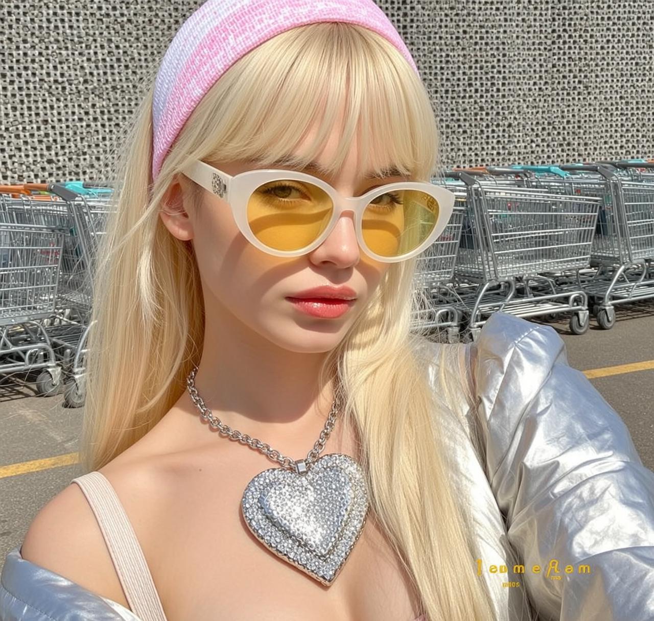 Y2k Captured Chest Facing Slightly Her Left