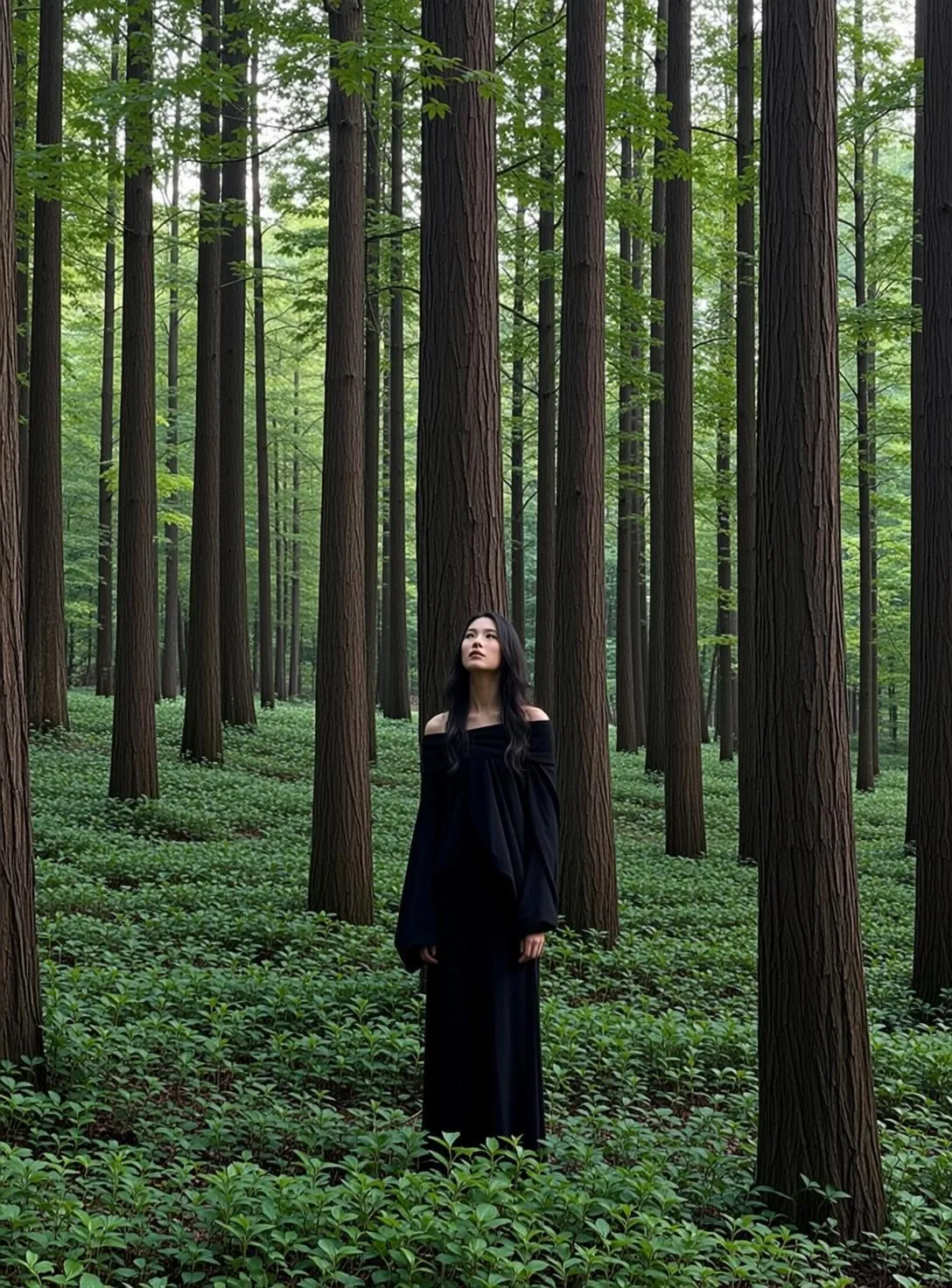 Forest Dress Portrait