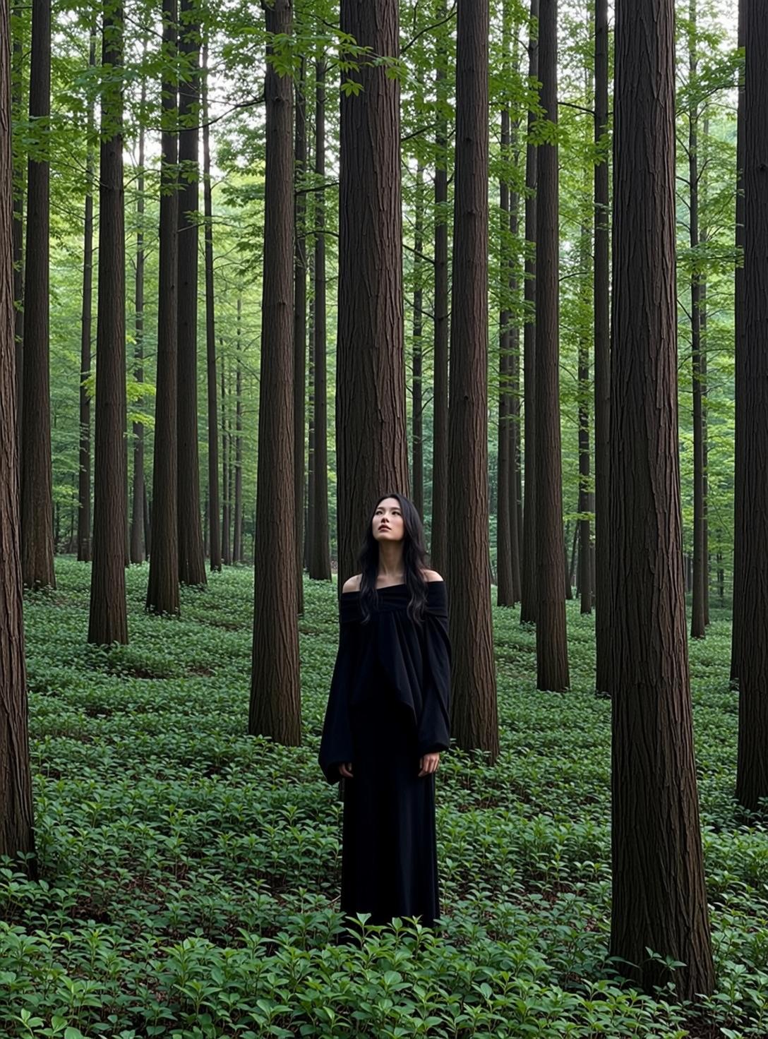 Forest Dress Portrait