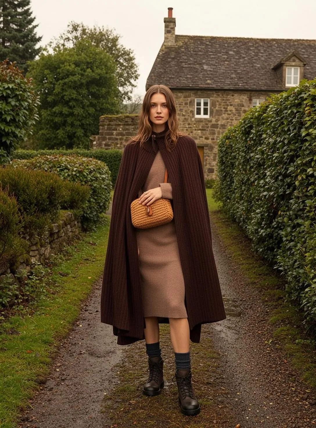 Autumn Young Long Wavy Brown Fair Tan
