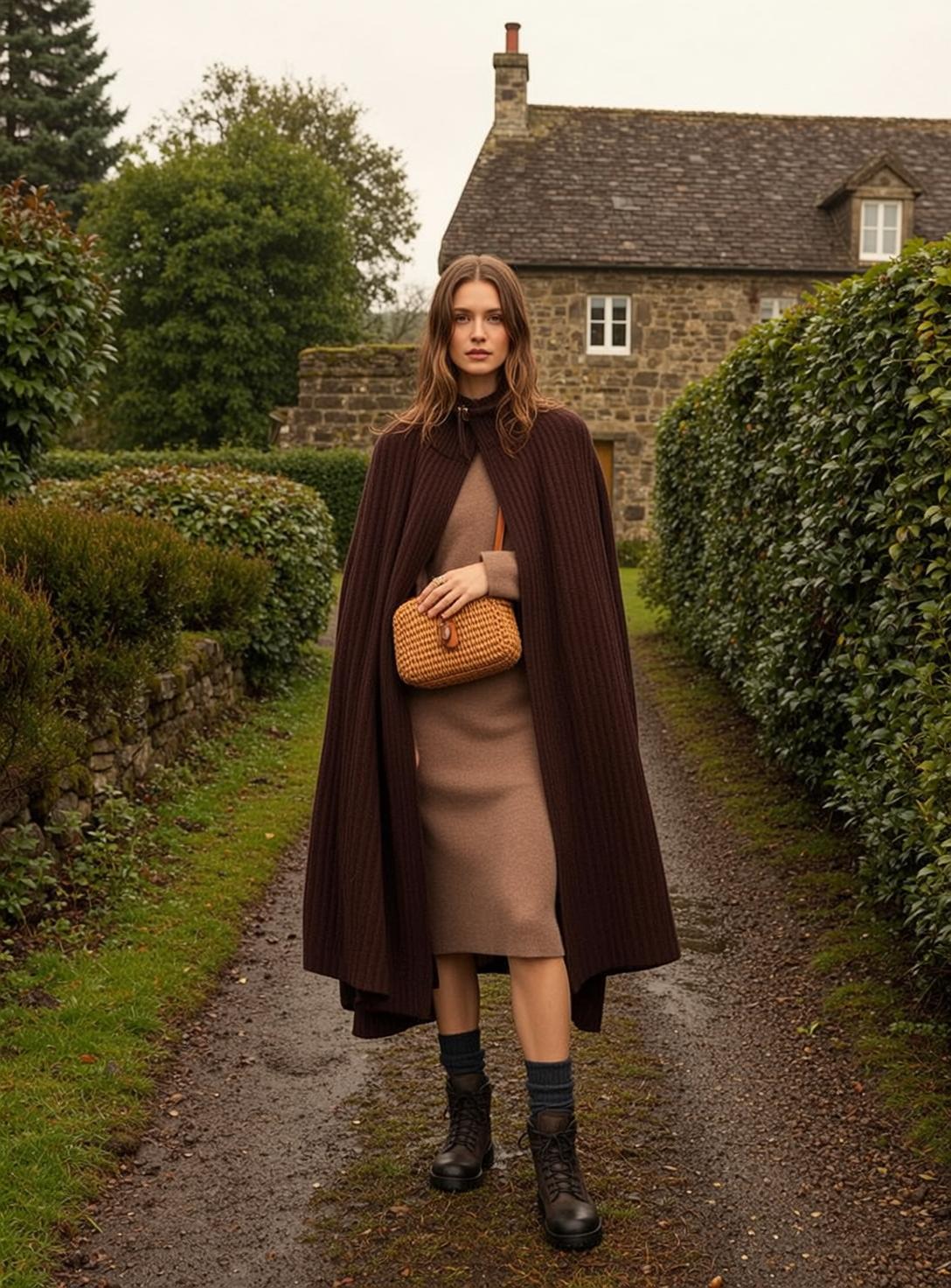 Autumn Young Long Wavy Brown Fair Tan