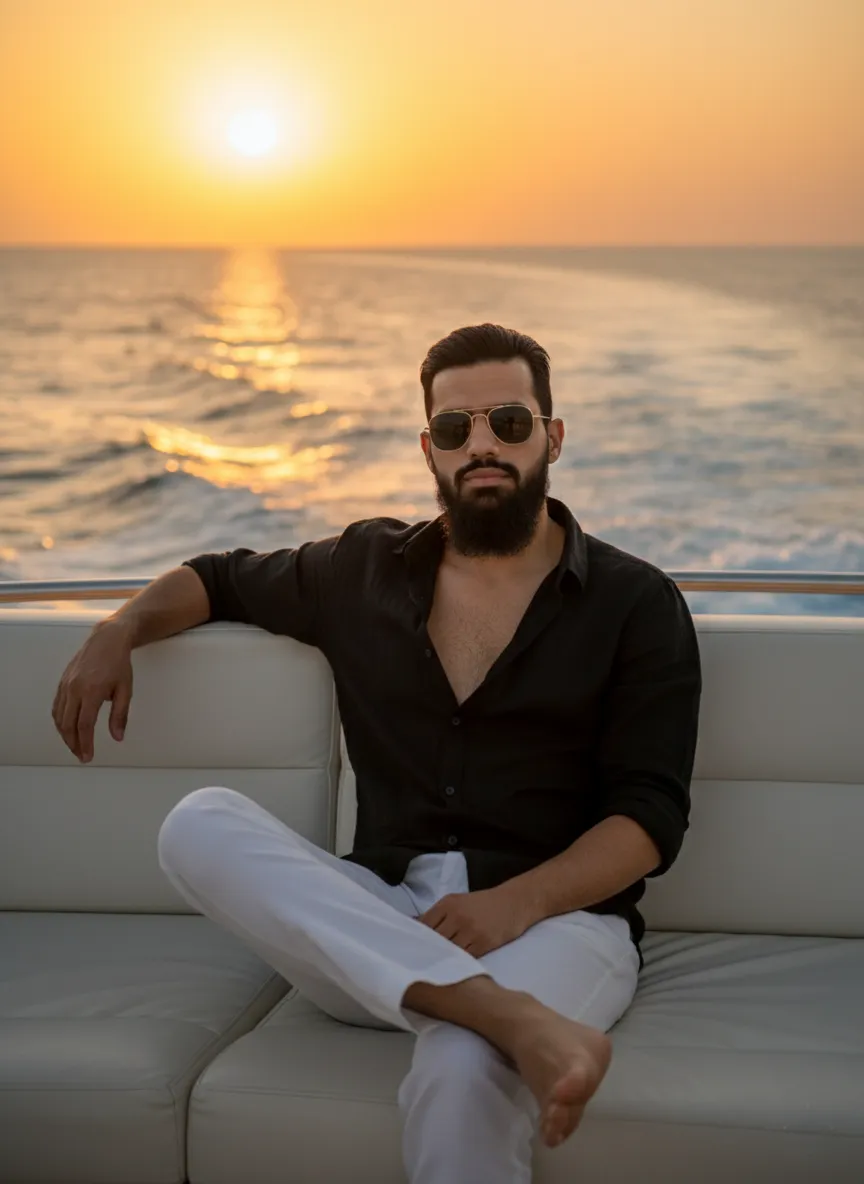Sunglasses In Fashion Portrait