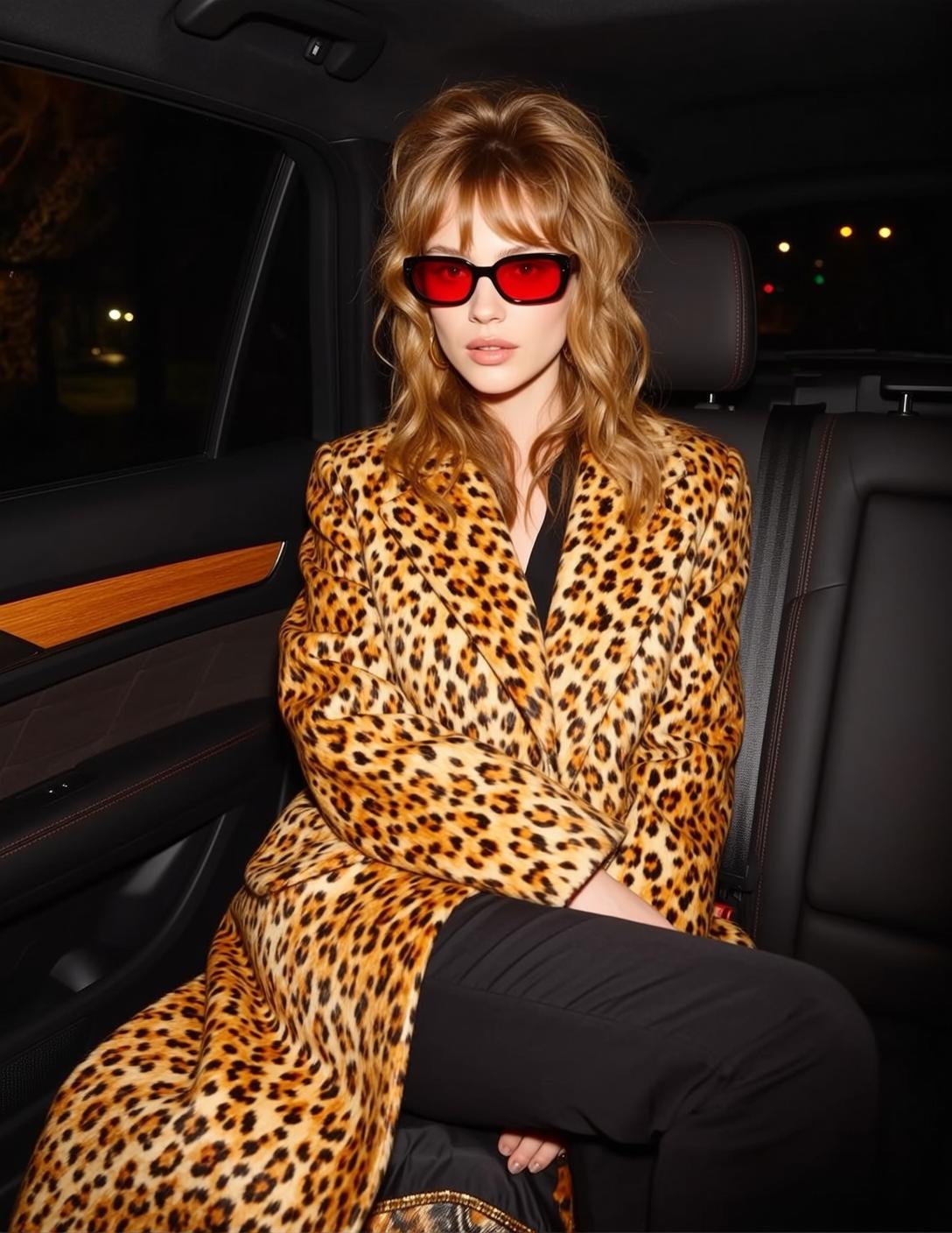 Fashion Week Young Blonde Wavy Bangs Fair