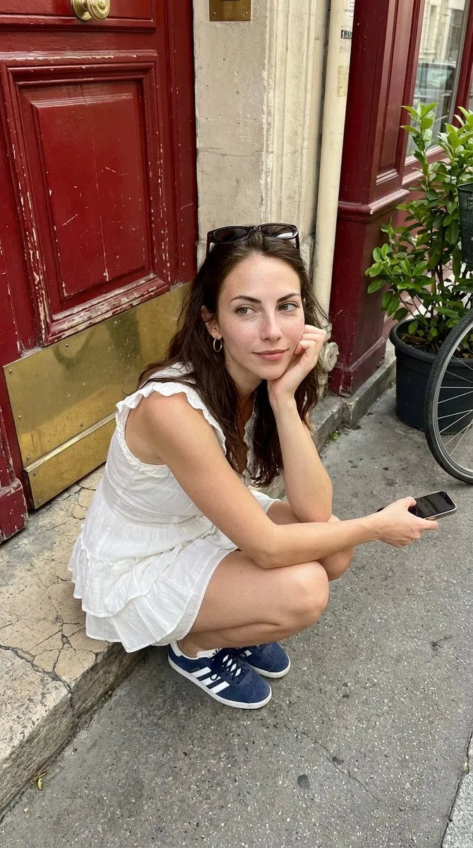 Sunglasses And Earrings In Paris Portrait